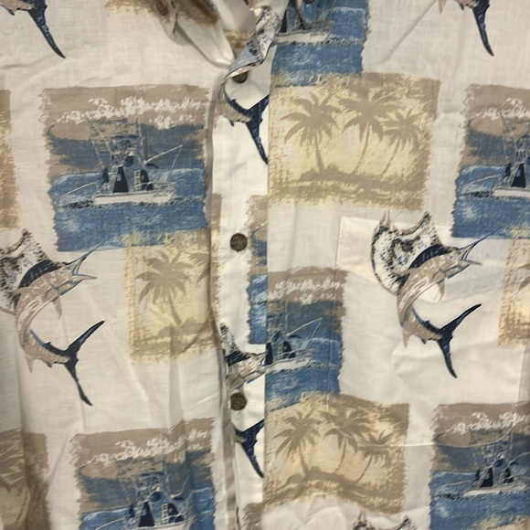 Hawaiian Style MEN  Shirt 2XL Monte Carlo-Cotton size 3XL/54-56 - Picture 3 of 5